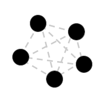 A black and white network Description automatically generated