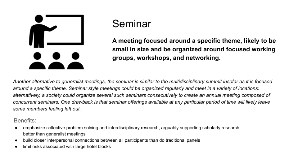 A close-up of a seminar Description automatically generated