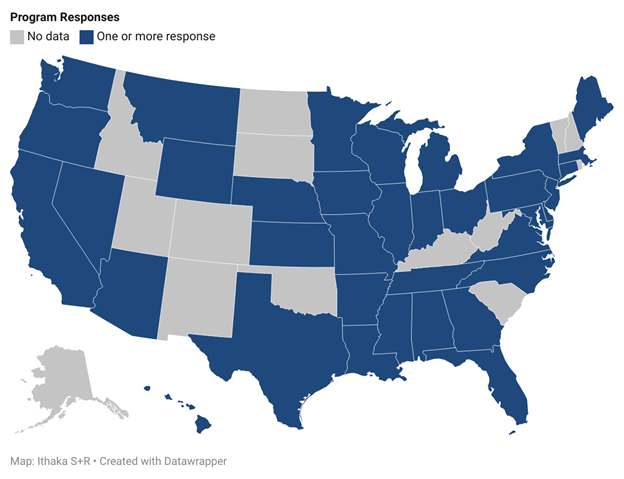 A map of the united states Description automatically generated