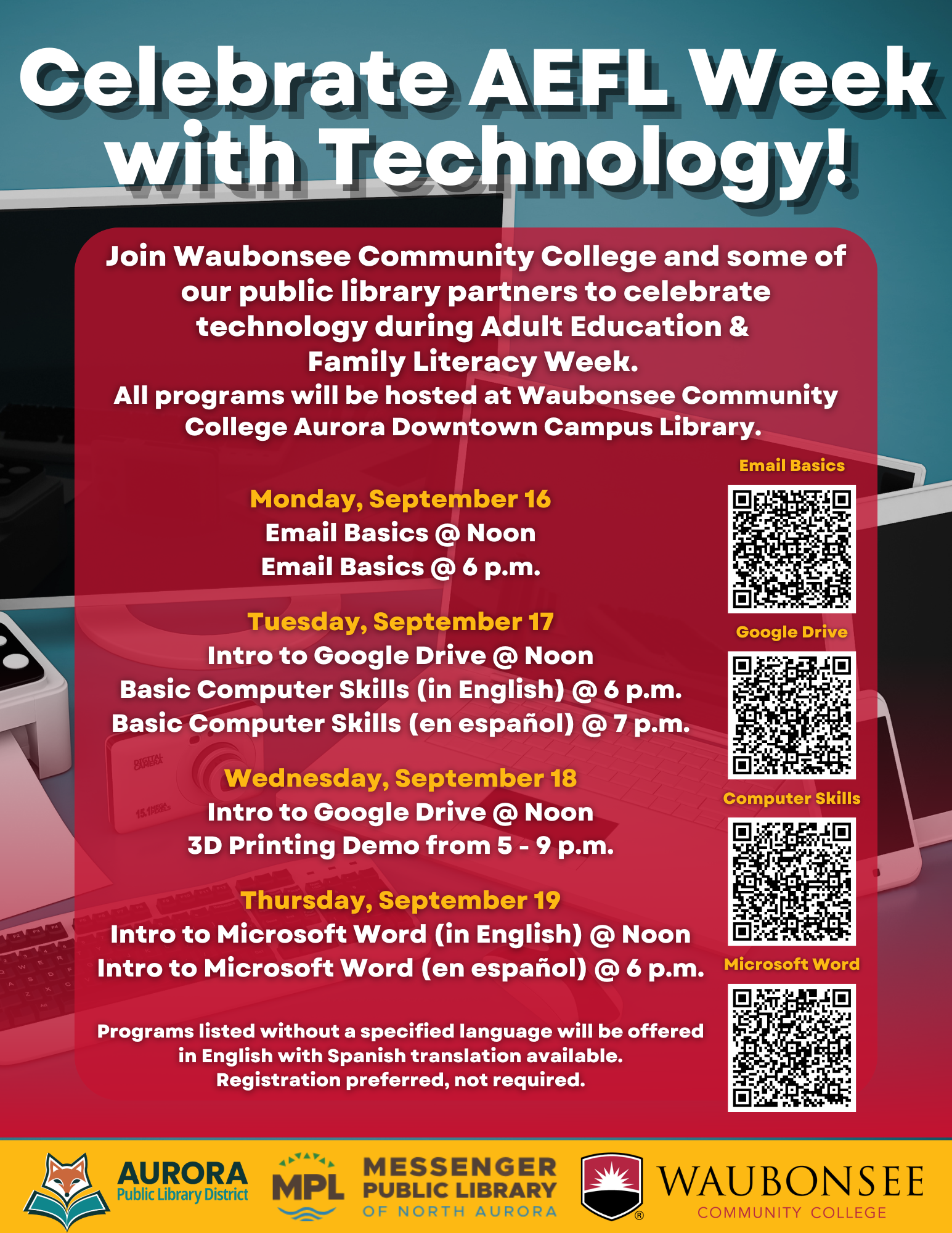 A poster for a college event AI-generated content may be incorrect.