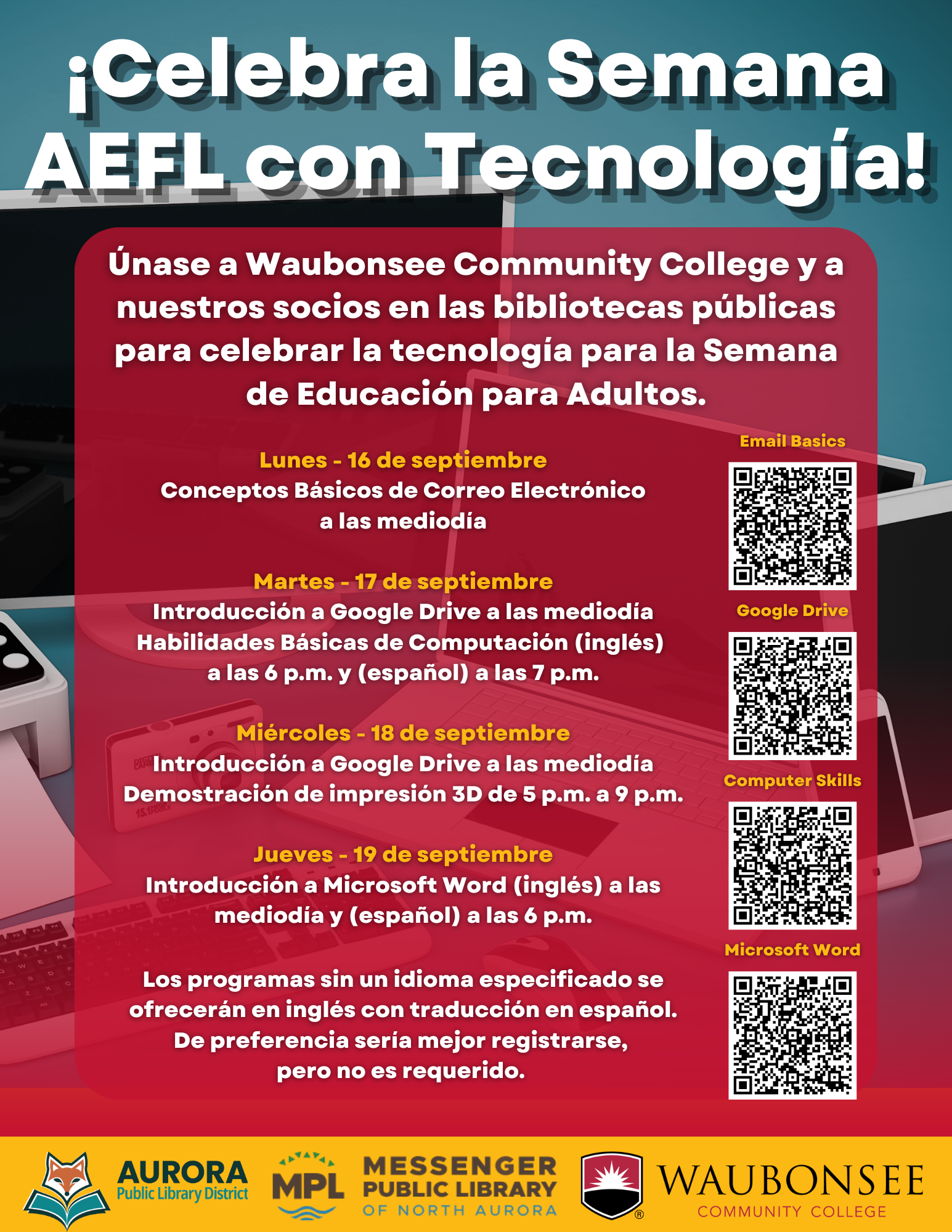 A poster of a college program AI-generated content may be incorrect.
